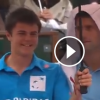 Novak Shares His Umbrella Novak is Awesome